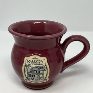 RIDGEWAY HOUSE Coffee Mug Eureka Springs Arkansas Deneen Pottery Glaze Cup USA
